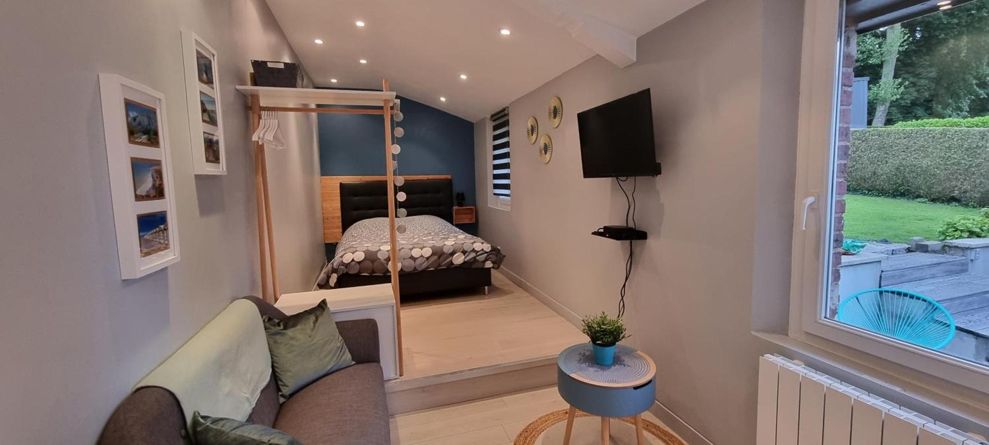 Studio Independant Avec Terrasse Vue Jardin Beauchamps  Ruang foto